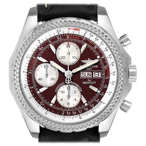 burgundy breitling bentley gt a13362|breitling bentley gt.